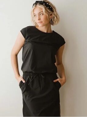 Albion Fit Going Places Black Dress Size XL